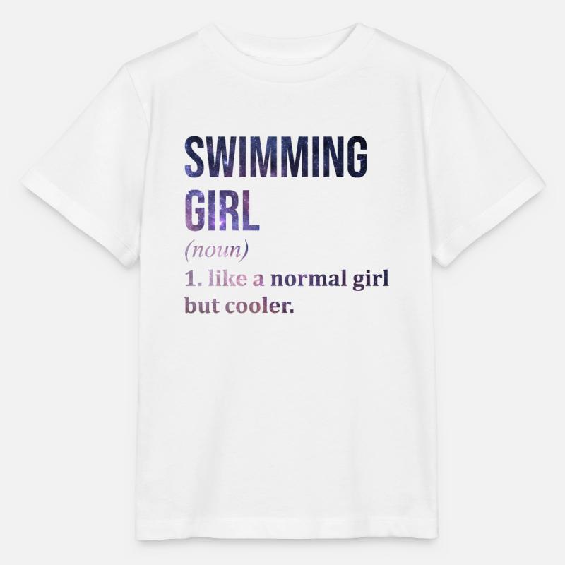 Schwimmen - Stanley/Stella Kinder T-Shirt MINI CREATOR  - Weiß