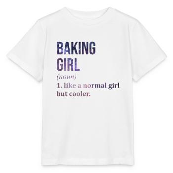 Backen, Backen, Backen, Backen - Stanley/Stella Kinder T-Shirt MINI CREATOR  - Weiß - Vorne - Maike (125cm)