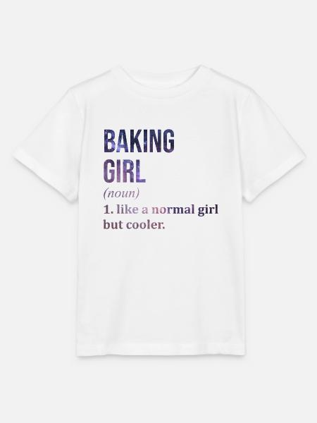 Backen, Backen, Backen, Backen - Stanley/Stella Kinder T-Shirt MINI CREATOR - Weiß