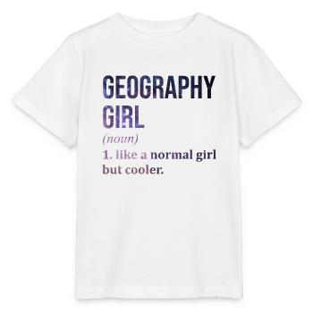Geographie Geografie Geografie - Stanley/Stella Kinder T-Shirt MINI CREATOR  - Weiß - Vorne - Maike (125cm)