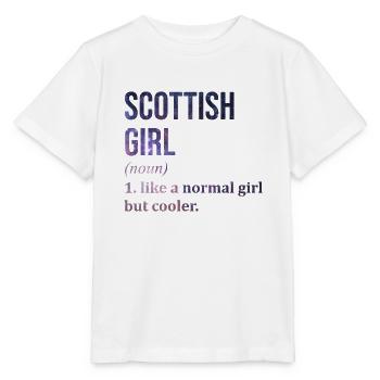 Écosse Écosse - T-shirt bio MINI CREATOR Stanley/Stella Enfant - blanc - Devant - Maike (125cm)