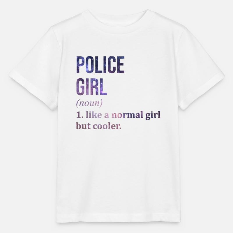 police - T-shirt bio MINI CREATOR Stanley/Stella Enfant - blanc