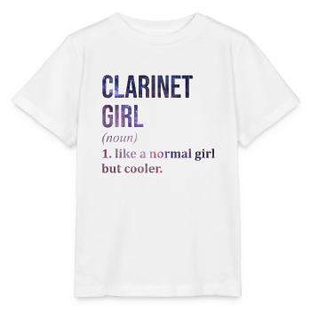 Clarinette Clarinette Clarinette - T-shirt bio MINI CREATOR Stanley/Stella Enfant - blanc - Devant - Maike (125cm)