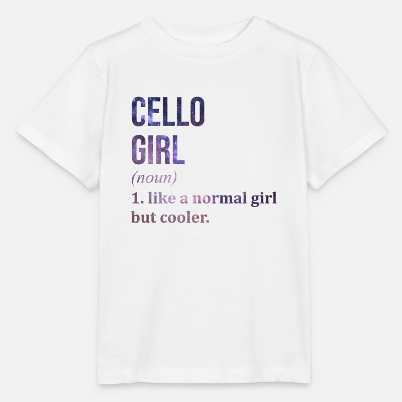 Cello - Stanley/Stella Kinder T-Shirt MINI CREATOR  - Weiß