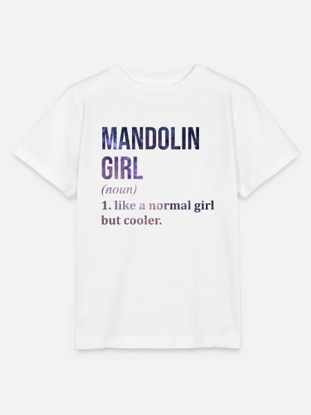 Mandolin Mandolin Mandolin - Stanley/Stella Kinder T-Shirt MINI CREATOR  - Weiß