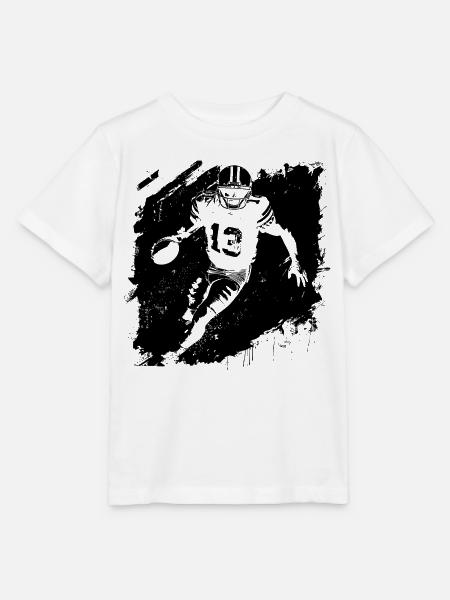 American Footballer - Stanley/Stella Kinder T-Shirt MINI CREATOR  - Weiß