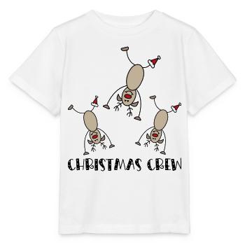 Fêter Noël en groupe - T-shirt bio MINI CREATOR Stanley/Stella Enfant - blanc - Devant - Maike (125cm)