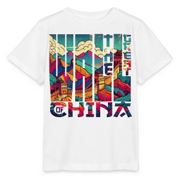 Die Chinesische Mauer - Stanley/Stella Kinder T-Shirt MINI CREATOR  - Weiß - Vorne - Maike (125cm)