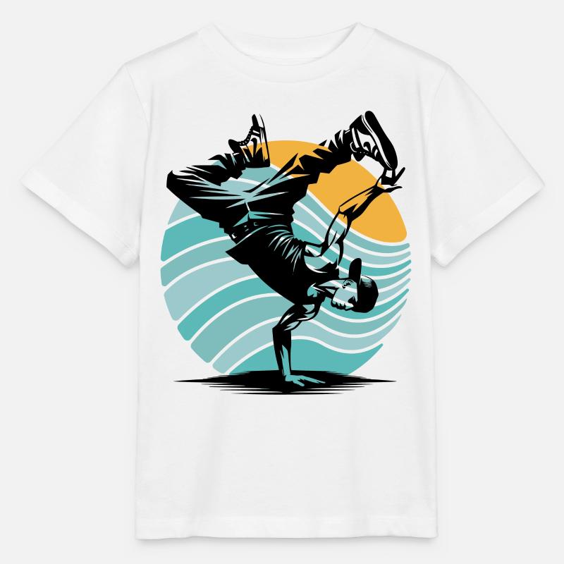 Breakdance - T-shirt bio MINI CREATOR Stanley/Stella Enfant - blanc