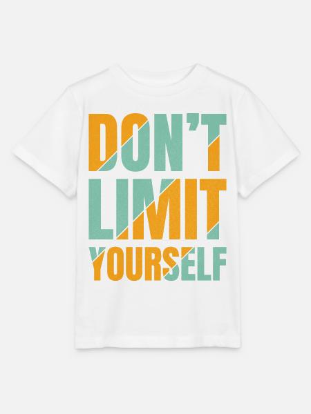 don't limit yourself - Stanley/Stella Kinder T-Shirt MINI CREATOR - Weiß