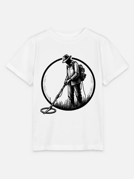 Sondeln Metalldetektor - Stanley/Stella Kinder T-Shirt MINI CREATOR - Weiß