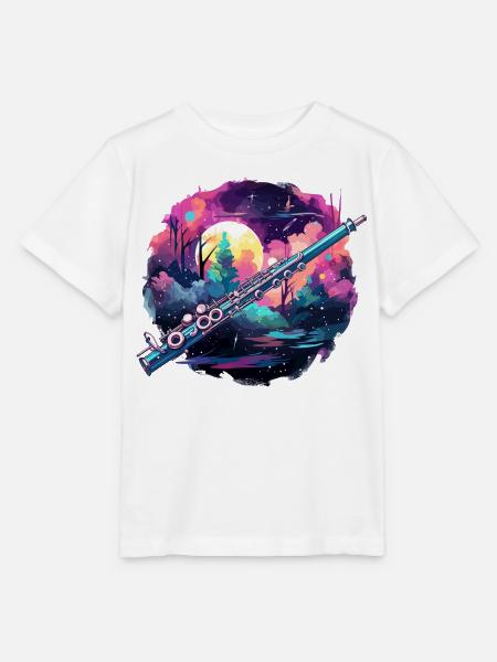 Flöte - Stanley/Stella Kinder T-Shirt MINI CREATOR - Weiß