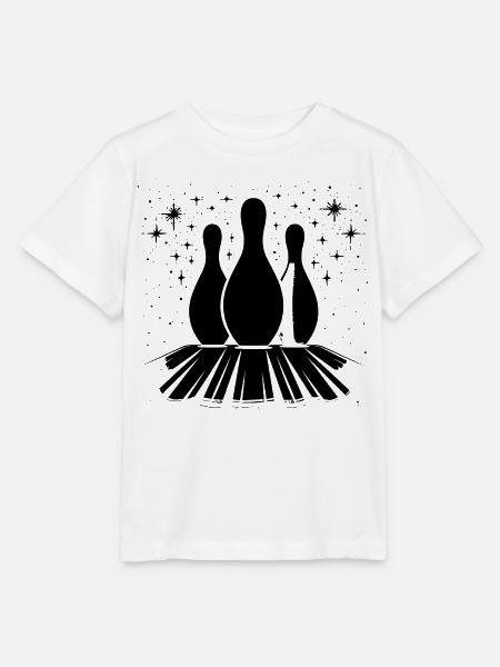 Kegeln Bowling - Stanley/Stella Kinder T-Shirt MINI CREATOR  - Weiß