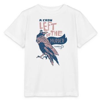 A Crow Left of the Murder – Mystical Crow Art - Stanley/Stella MINI CREATOR Kids’ T-Shirt - white - Front - Maike (125cm)