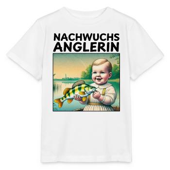 Jeune pêcheur - T-shirt bio MINI CREATOR Stanley/Stella Enfant - blanc - Devant - Maike (125cm)