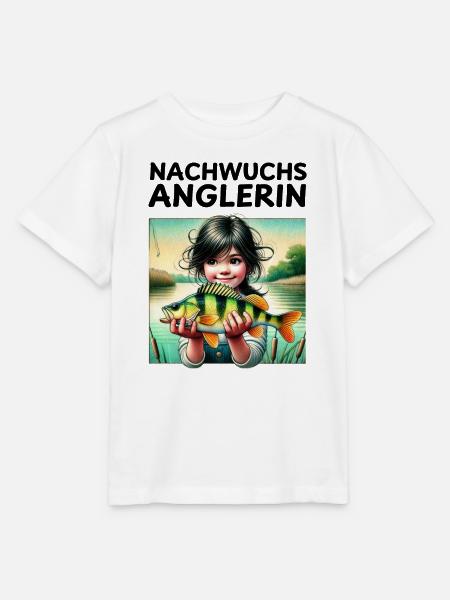 Nachwuchs Anglerin - Stanley/Stella Kinder T-Shirt MINI CREATOR - Weiß
