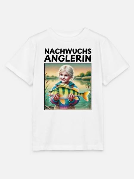 Nachwuchs Anglerin - Stanley/Stella Kinder T-Shirt MINI CREATOR - Weiß