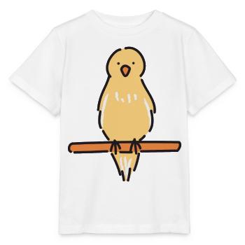 Canari mélodique - T-shirt bio MINI CREATOR Stanley/Stella Enfant - blanc - Devant - Maike (125cm)