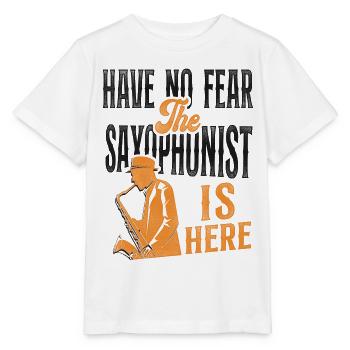 Saxophones Have No Fear The - Stanley/Stella MINI CREATOR Kids’ T-Shirt - white - Front - Maike (125cm)