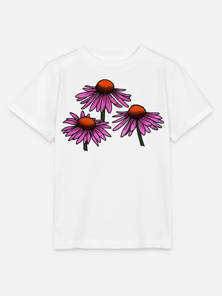 Sonnenhut - Blume - Stanley/Stella Kinder T-Shirt MINI CREATOR - Weiß