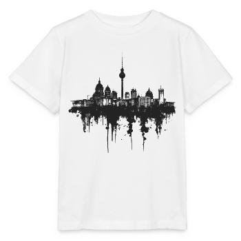 Horizon de Berlin - T-shirt bio MINI CREATOR Stanley/Stella Enfant - blanc - Devant - Maike (125cm)