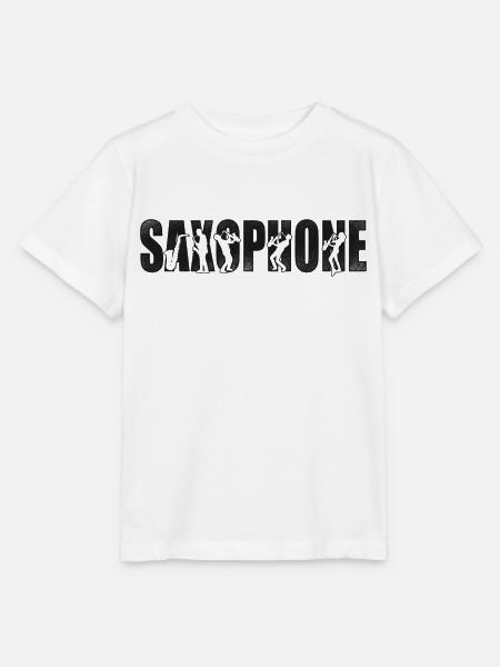 Saxophone Saxophone - Stanley/Stella Kinder T-Shirt MINI CREATOR - Weiß