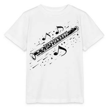 Flötenmusik - Stanley/Stella Kinder T-Shirt MINI CREATOR  - Weiß - Vorne - Maike (125cm)