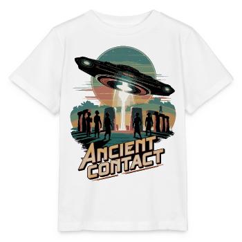 Uralte Astronauten-Begegnung mit Stonehenge UFO - Stanley/Stella Kinder T-Shirt MINI CREATOR  - Weiß - Vorne - Maike (125cm)