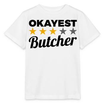 Boucher moyen - T-shirt bio MINI CREATOR Stanley/Stella Enfant - blanc - Devant - Maike (125cm)