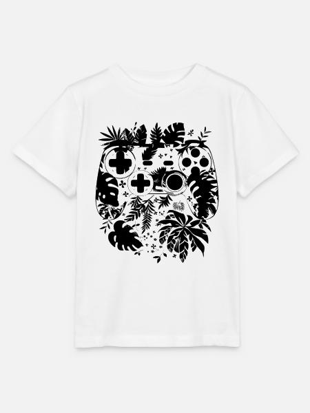 Spiel Controller Comic Stil - Stanley/Stella Kinder T-Shirt MINI CREATOR - Weiß