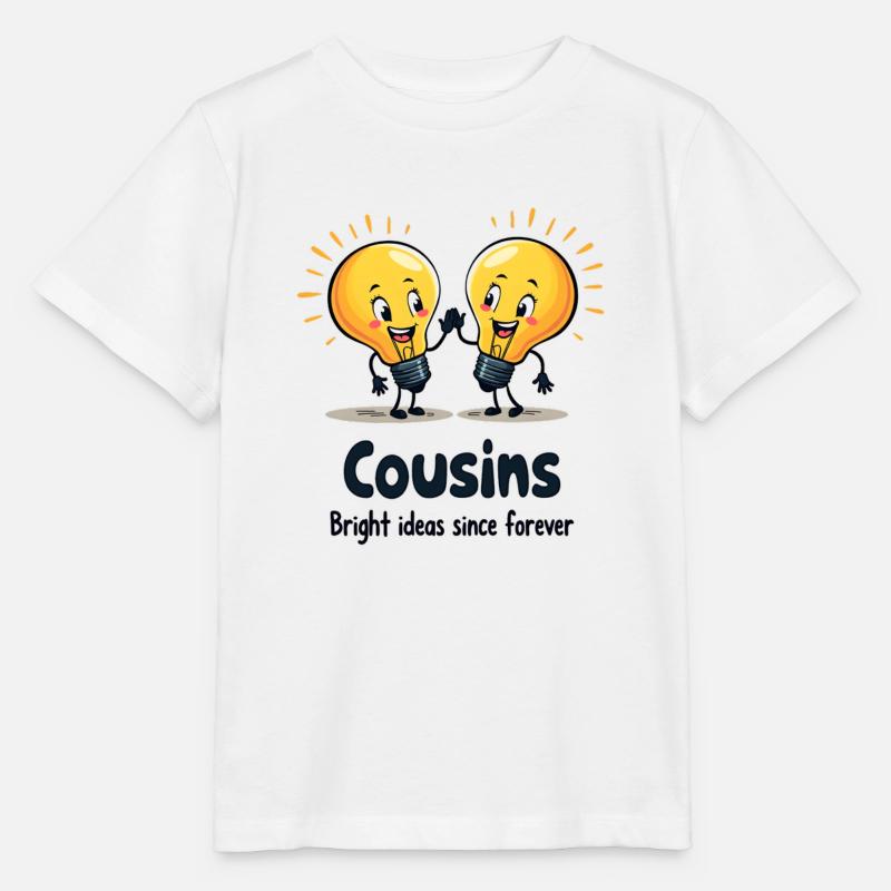 Cousins Idées Brillantes - T-shirt bio MINI CREATOR Stanley/Stella Enfant - blanc