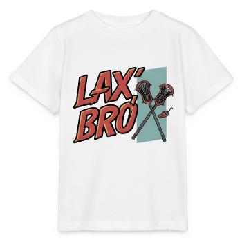 Lax, Bro - Stanley/Stella MINI CREATOR Kids’ T-Shirt - white - Front - Maike (125cm)