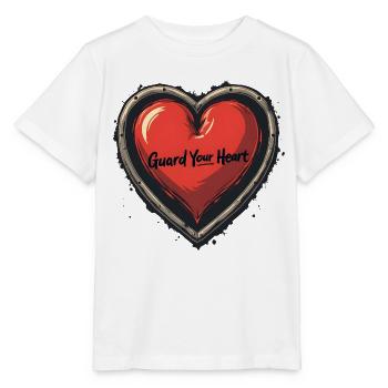 Guard Your Heart - Stanley/Stella Kinder T-Shirt MINI CREATOR  - Weiß - Vorne - Maike (125cm)