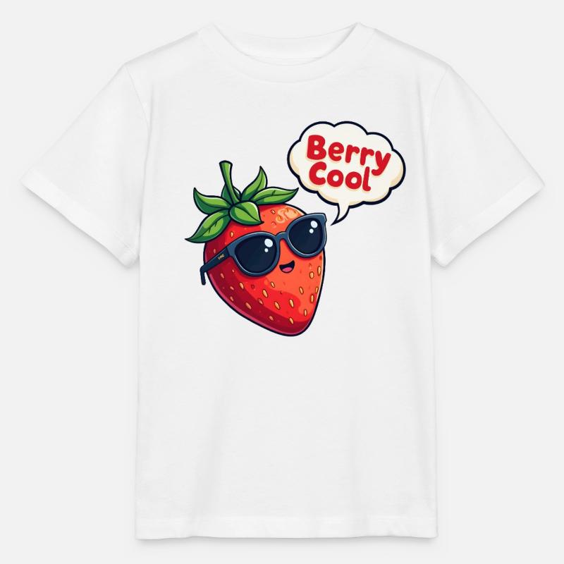 Berry Cool - Stanley/Stella Kinder T-Shirt MINI CREATOR  - Weiß