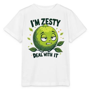 Je suis piquant, fais avec - T-shirt bio MINI CREATOR Stanley/Stella Enfant - blanc - Devant - Maike (125cm)