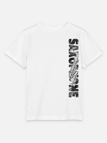 Saxophone Saxophone - Stanley/Stella Kinder T-Shirt MINI CREATOR - Weiß