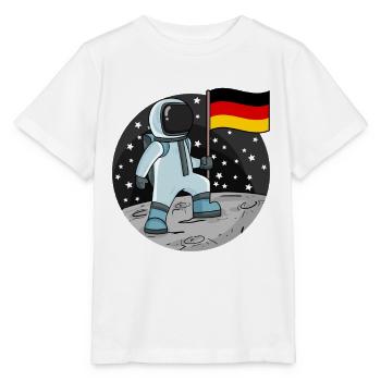 Astronaut Flag Germany - Stanley/Stella MINI CREATOR Kids’ T-Shirt - white - Front - Maike (125cm)