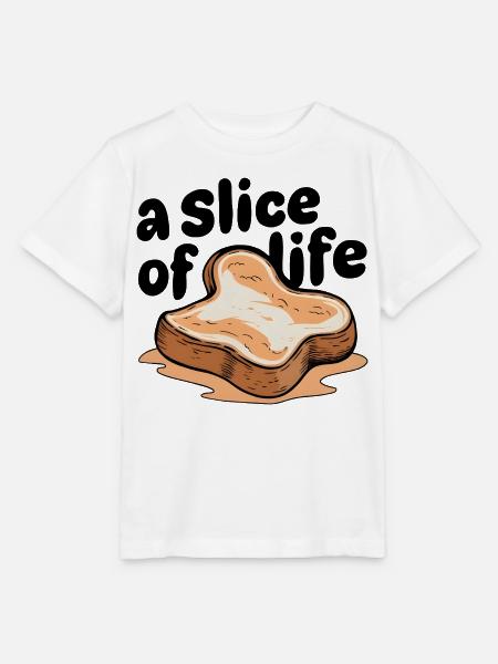 Slice of Life - Stanley/Stella Kinder T-Shirt MINI CREATOR - Weiß