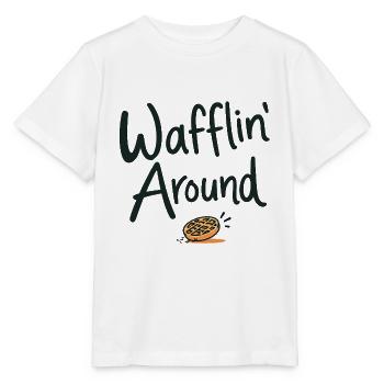 Wafflin' Around - Stanley/Stella MINI CREATOR Kids’ T-Shirt - white - Front - Maike (125cm)