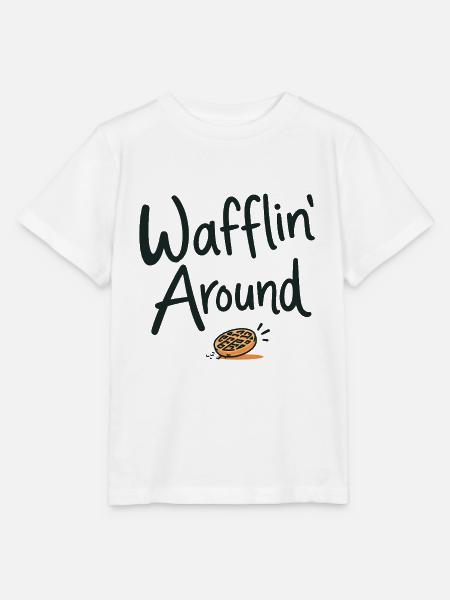 Wafflin' Around - Stanley/Stella Kinder T-Shirt MINI CREATOR - Weiß