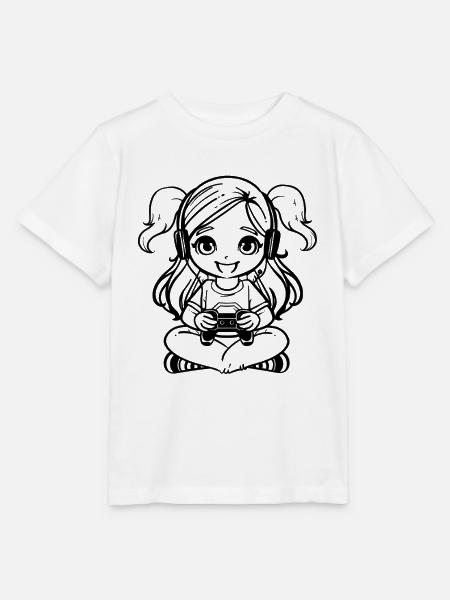 Videospiel Liebhaberin - Stanley/Stella Kinder T-Shirt MINI CREATOR - Weiß