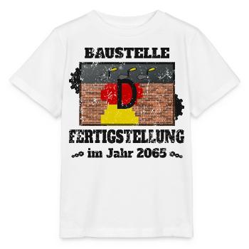 Construction site Germany - Stanley/Stella MINI CREATOR Kids’ T-Shirt - white - Front - Maike (125cm)