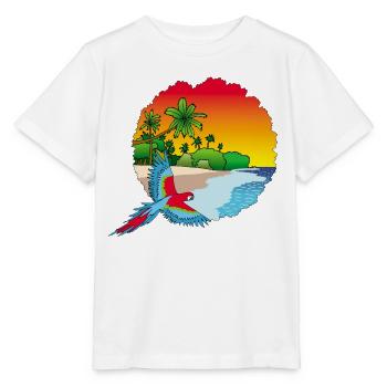 Return to Paradise - Stanley/Stella MINI CREATOR Kids’ T-Shirt - white - Front - Maike (125cm)