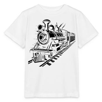 Chemin de fer - T-shirt bio MINI CREATOR Stanley/Stella Enfant - blanc - Devant - Maike (125cm)
