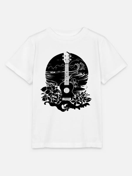 Ukulele - Stanley/Stella Kinder T-Shirt MINI CREATOR  - Weiß