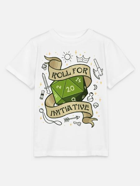 Roll for Initiative – Würfel dein Schicksal - Stanley/Stella Kinder T-Shirt MINI CREATOR  - Weiß