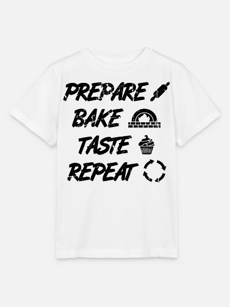 Lustiges Backen Zitat - Stanley/Stella Kinder T-Shirt MINI CREATOR - Weiß