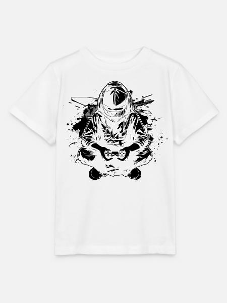 Gamer - Stanley/Stella Kinder T-Shirt MINI CREATOR  - Weiß