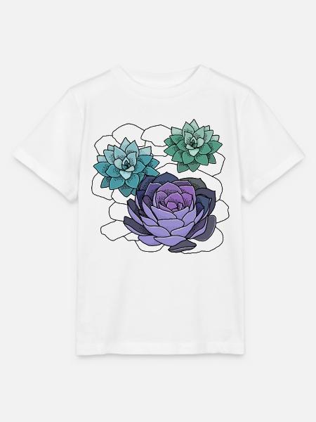 Sukkulenten - Stanley/Stella Kinder T-Shirt MINI CREATOR - Weiß