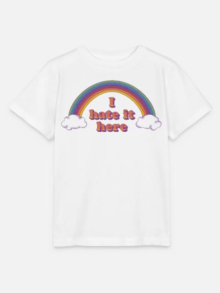 Ironischer Regenbogen-Fluch - Stanley/Stella Kinder T-Shirt MINI CREATOR - Weiß